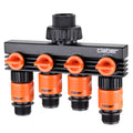 Claber 4-Way Manifold with Shut-Off 8581
