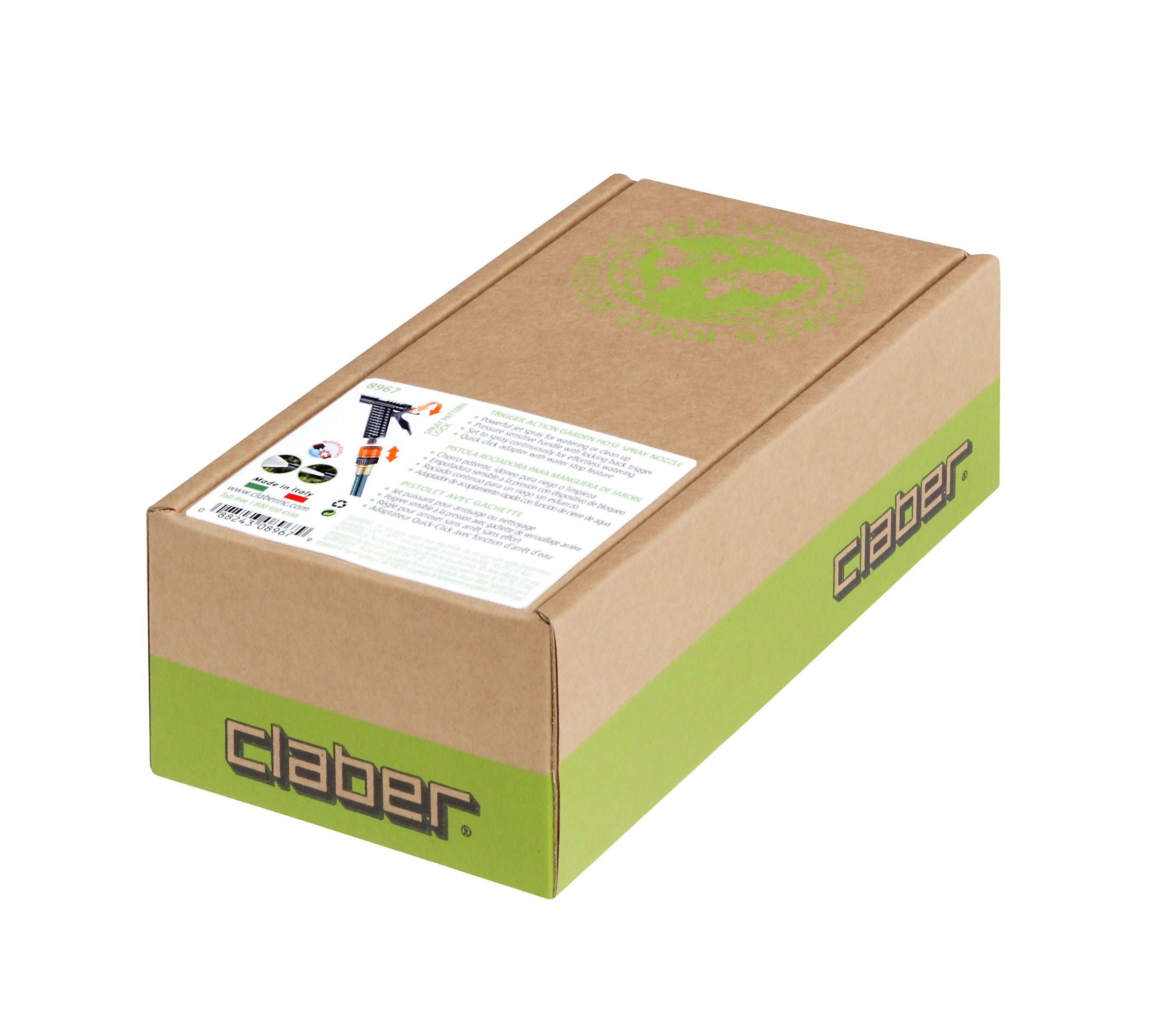 Trigger Action Garden Hose Spray Nozzle 8967