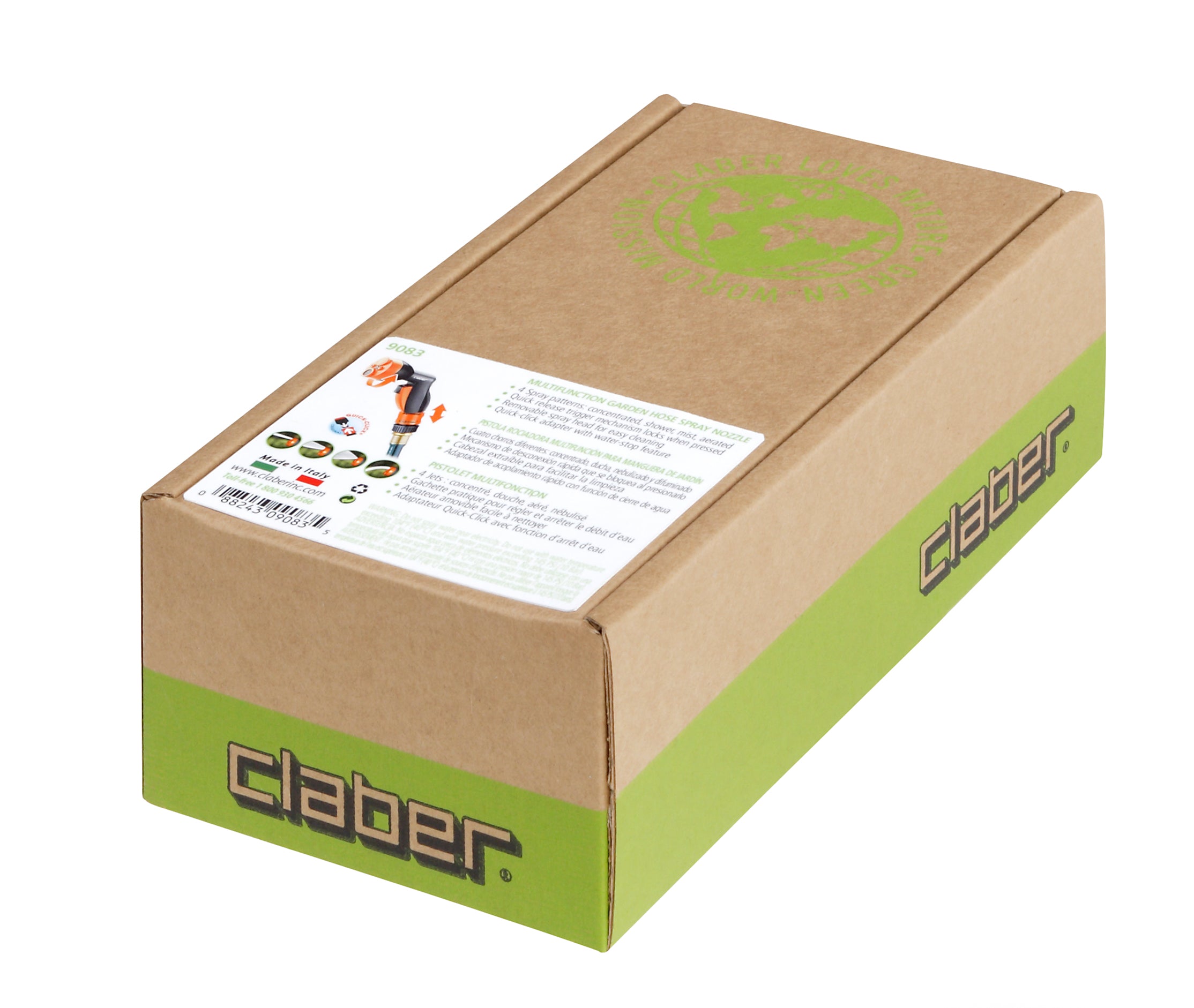 Claber 9083 Multifunction Garden Hose Spray Pistol