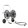 Claber 8894 Metal Gemini Garden Hose Reel with 230-Foot 5/8-Inch Hose Capacity