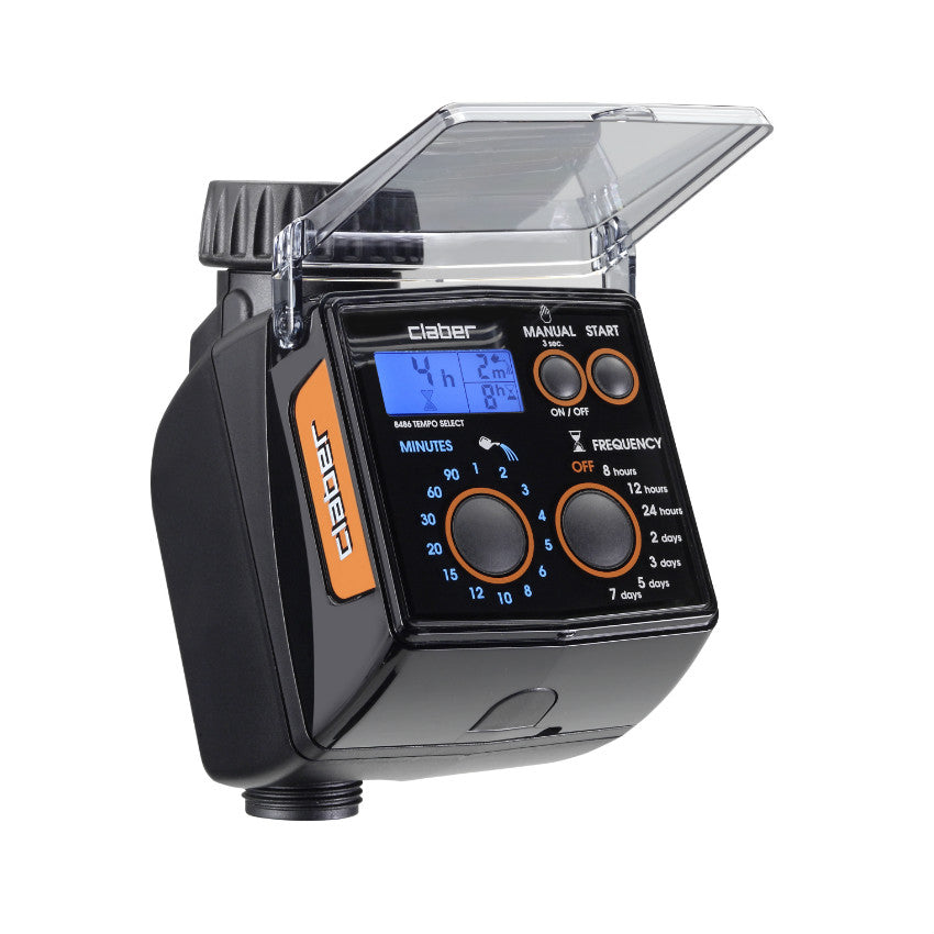 Claber 8486 Tempo Select Advanced Push-Button Digital Water Timer