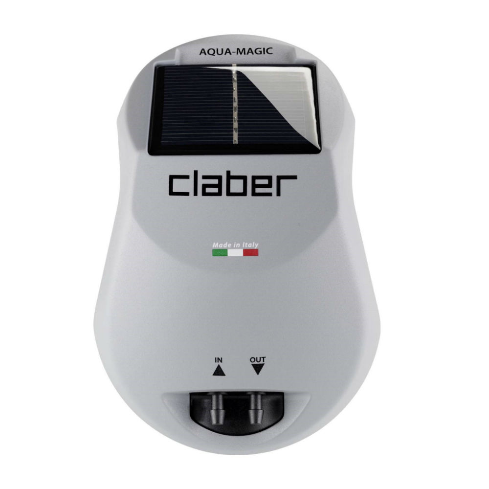 Système D'Arrosage Goutte à Goutte Claber Aqua Magic - Programmateur Solaire - 20 Goutteurs